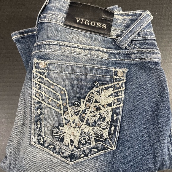 BNWOT VIGOSS RHINESTONE EMBELLISHED CHELSEA BOOT 26 ORIGINAL OWNER PRICE FIRM - Picture 10 of 13